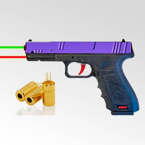 Самый маленький лазер Φ4 мм, 850 нм, 1 мВт, ИК-лазерный модуль, активируемый рукояткой, лазеры для пистолетных лазеров